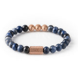 Sodalite 8mm K-18 Rose Gold