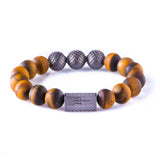 Tiger Eye Matt 10mm Black Ruthenium