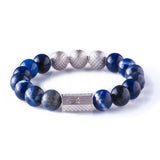 Sodalite 10mm Sterling 925 Silver