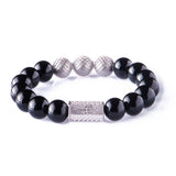 Black Onyx 10mm Sterling 925 Silver