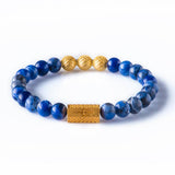 Sodalite 8mm K-18 Yellow Gold