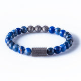 Sodalite 8mm Black Ruthenium