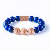 Lapis lazuli 12mm K-18 rose gold