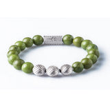 Canadian Jade 10mm Sterling 925 Silver