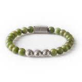 Canadian Jade 8mm Sterling 925 Silver