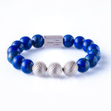 Lapis lazuli 12mm Sterling 925 silver