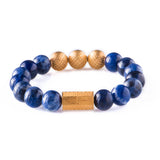 Sodalite 10mm K-18 Yellow Gold