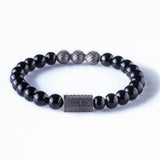 Black Onyx 8mm Black Ruthenium