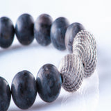 Lavrikate Matt 12mm Sterling 925 Silver