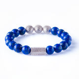 Lapis lazuli 10mm Sterling 925 silver