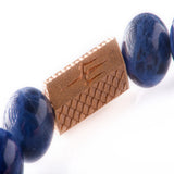 Sodalite 10mm K-18 Rose Gold