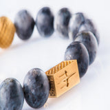 Lavrikate Matt 12mm K-18 Yellow Gold