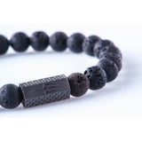 Black Lava 8mm Black Ruthenium