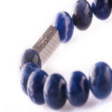 Sodalite 10mm Sterling 925 Silver