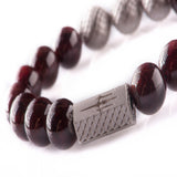 Garnet 10mm Sterling 925 Silver