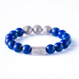 Lapis lazuli 12mm Sterling 925 silver