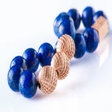 Lapis Lazuli 10mm K-18 Rose Gold
