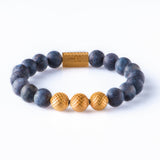Lavrikate Matt 10mm K-18 Yellow Gold