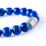 Lapis lazuli 10mm Sterling 925 silver