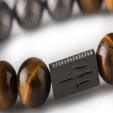 Tiger Eye 12mm Black Ruthenium