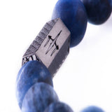 Sodalite Matt 10mm Black Ruthenium