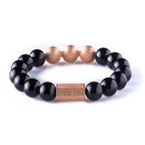 Black Onyx 10mm K-18 Rose Gold