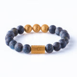 Lavrikate Matt 10mm K-18 Yellow Gold
