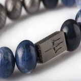 Sodalite 12mm Black Ruthenium