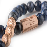 Sodalite 8mm K-18 Rose Gold