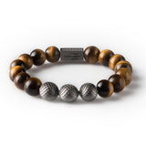 Tiger Eye 12mm Black Ruthenium