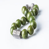 Canadian Jade 10mm Sterling 925 Silver
