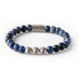 Sodalite 8mm Sterling 925 Silver