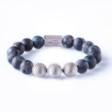 Lavrikate Matt 12mm Sterling 925 Silver