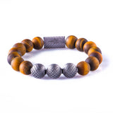 Tiger Eye Matt 10mm Black Ruthenium