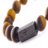 Tiger Eye Matt 10mm Black Ruthenium