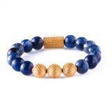Sodalite 10mm K-18 Yellow Gold