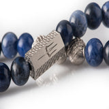 Sodalite 8mm Sterling 925 Silver