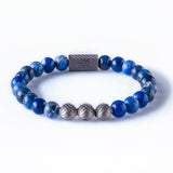 Sodalite 8mm Black Ruthenium