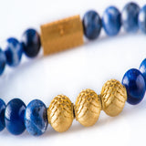 Sodalite 8mm K-18 Yellow Gold