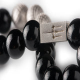 Black Onyx 12mm Sterling 925 Silver