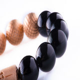 Black Onyx 10mm K-18 Rose Gold