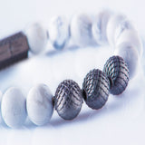 Howlite 10mm Black Ruthenium