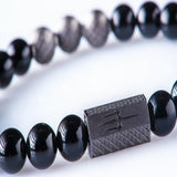 Black Onyx 8mm Black Ruthenium