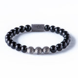 Black Onyx 8mm Black Ruthenium