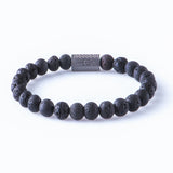 Black Lava 8mm Black Ruthenium