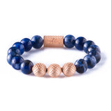 Sodalite 10mm K-18 Rose Gold