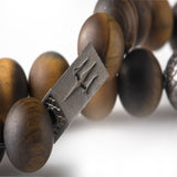 Tiger Eye Matt 12mm Black Ruthenium