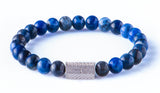 Sodalite 8mm Sterling 925 Silver