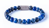 Sodalite 8mm Sterling 925 Silver