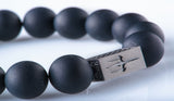 Black onyx Matt 12mm black ruthenium